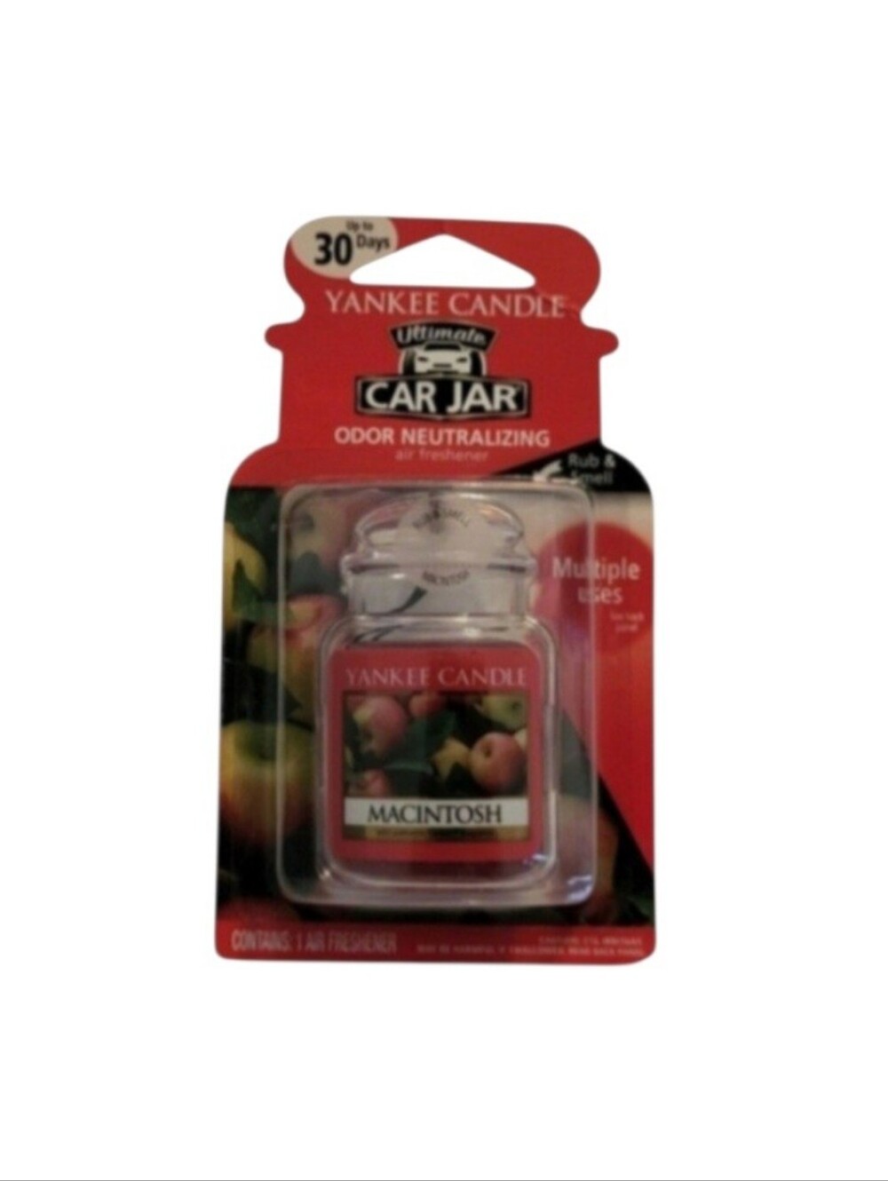 NEW Yankee Candle Macintosh Car Air Freshener